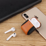 Designer Style Synthetic Leather Airpods 1/2 Case